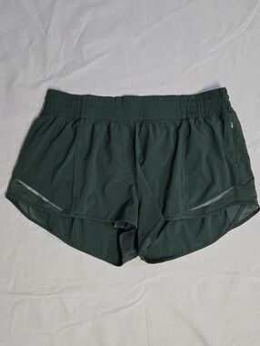 Lululemon Hotty Hot Short High Rise Lined Short 2.5" Green Women's Size 14